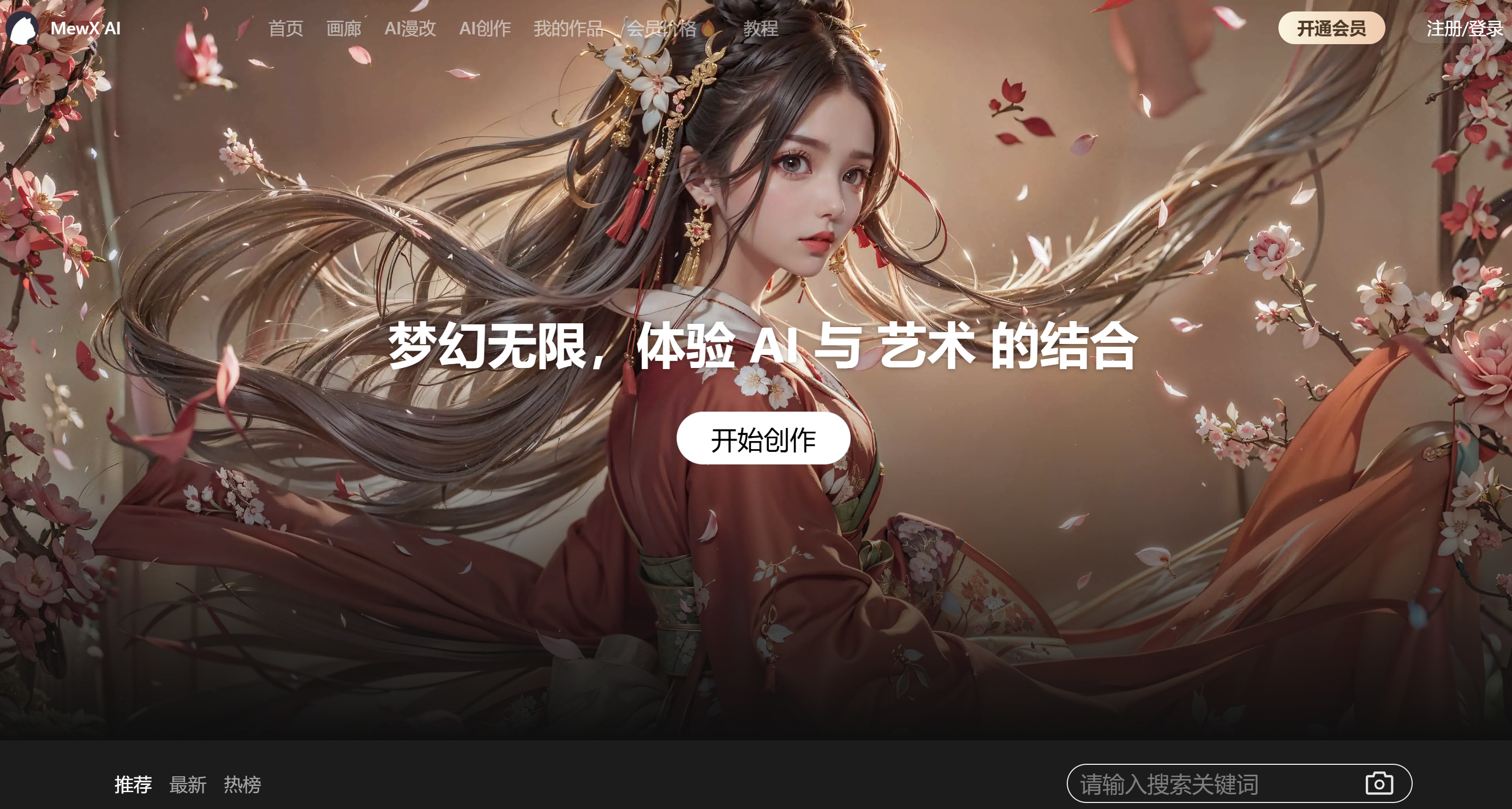 MewX AI 免费AI绘画